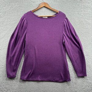 Nordstrom Purple Crew Neck Sweater